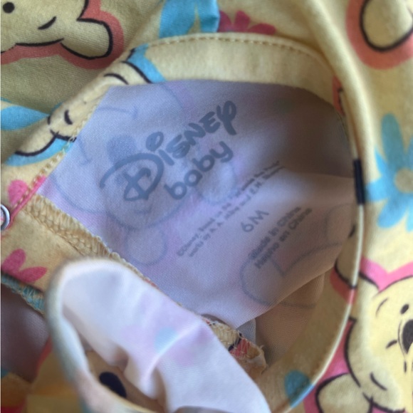 4 Piece Pooh Bear Baby Character Dress and Bloomer Set - Picture 14 of 15